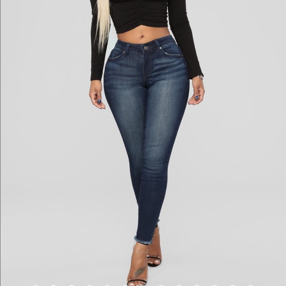 Low rise Dark Denim Jeans